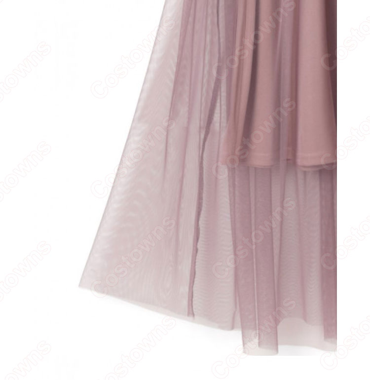 乃木坂46 齋藤飛鳥(さいとう あすか) チュールフラワーレースボリュームスリーブワンピース-7