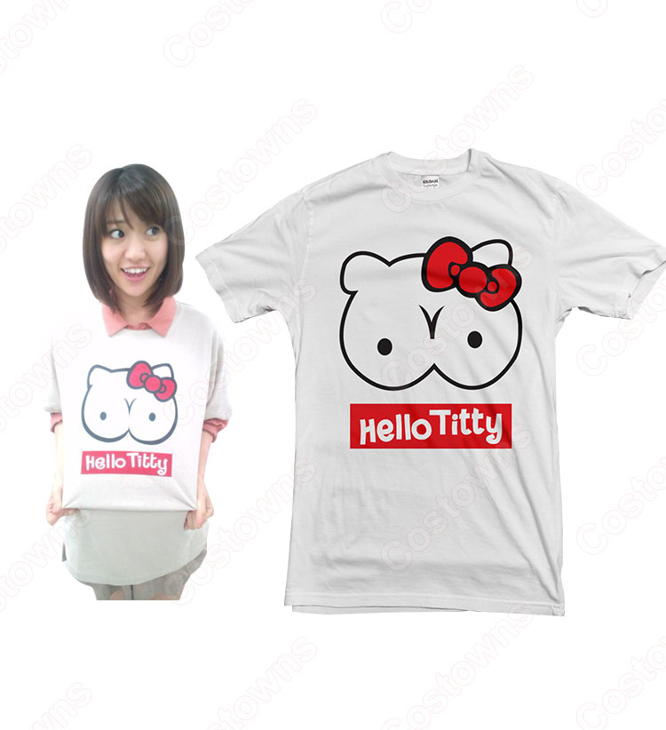 AKB48 大島優子 Hello Tityy Tシャツ-1