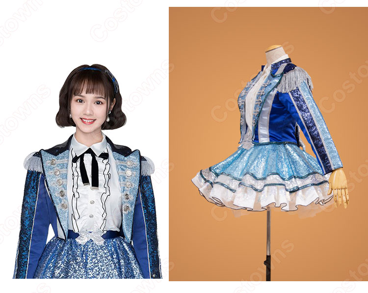 AKB48 Team SH 「LOVE TRIP/しあわせを分けなさい」(ラブ・トリップ/しあわせをわけなさい) MV衣装 コスプレ衣装-7