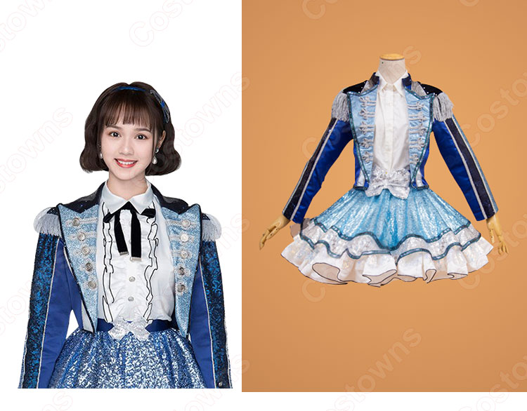AKB48 Team SH 「LOVE TRIP/しあわせを分けなさい」(ラブ・トリップ/しあわせをわけなさい) MV衣装 コスプレ衣装-6