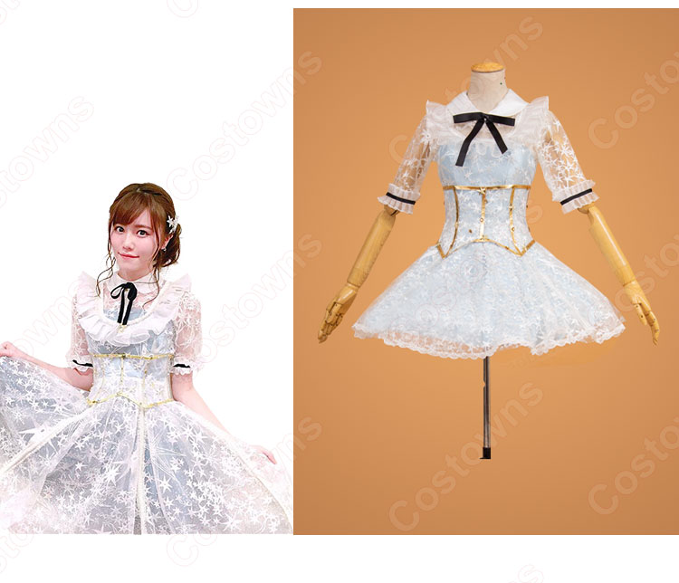 AKB48 「ミュージックステーションスーパーライブ2017」 コスプレ衣装 ライブ衣装 渡辺麻友 アイドル制服-4