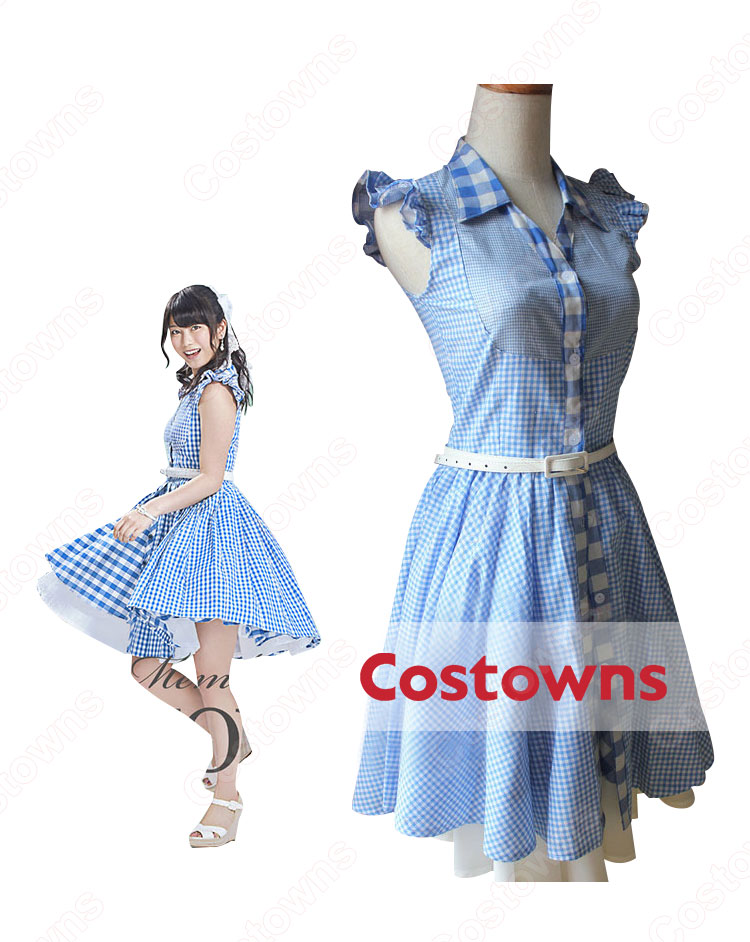 AKB48 27thシングル『ギンガムチェック / Gingham Check』MV衣装 篠田麻里子、小嶋陽菜、高橋みなみ、前田敦子、大島優子、板野友美、峯岸みなみ、柏木由紀、渡辺麻友、松井珠理 コスプレ衣装-8