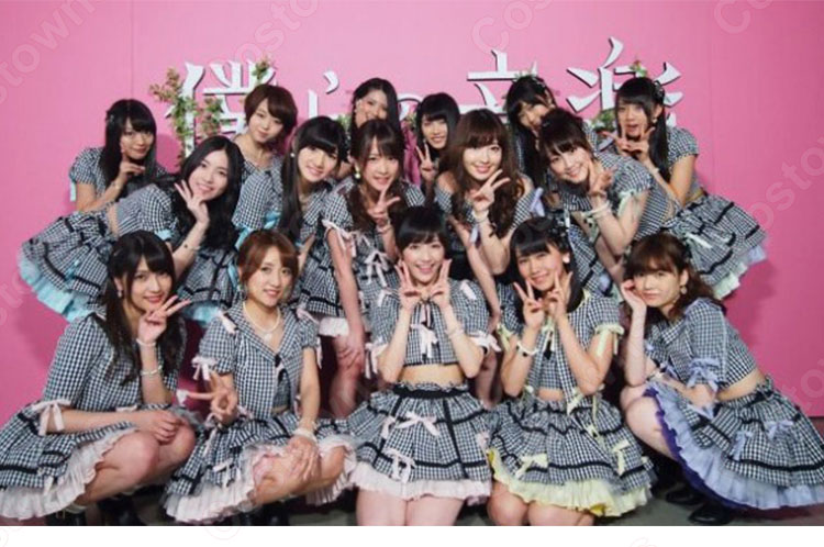 「AKB48単独 春コン in 国立競技場~思い出は全部ここに捨てていけ!~」 松井珠理奈 コスプレ衣装 MV制服-2