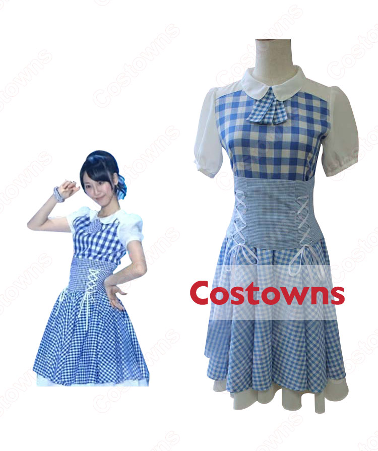 AKB48 27thシングル『ギンガムチェック / Gingham Check』MV衣装 篠田麻里子、小嶋陽菜、高橋みなみ、前田敦子、大島優子、板野友美、峯岸みなみ、柏木由紀、渡辺麻友、松井珠理 コスプレ衣装-13