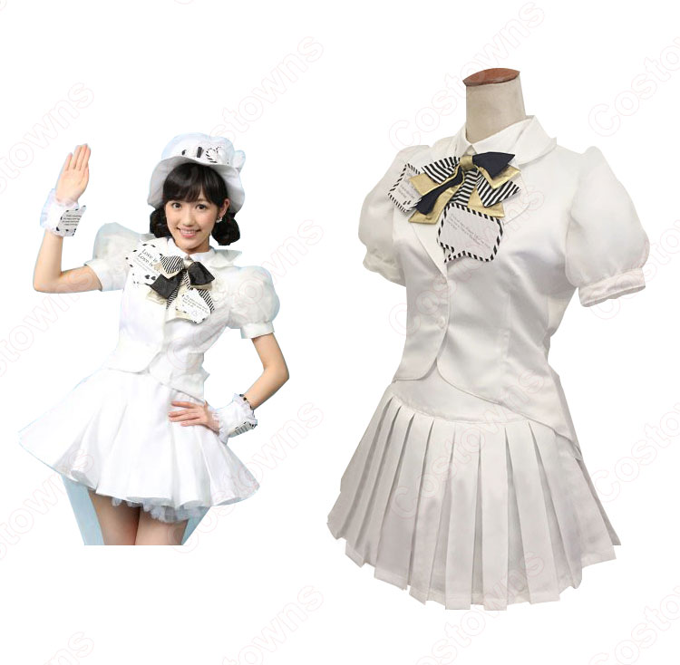 AKB48 37th sigle 心のプラカード 渡辺麻友 コスプレ衣装 MV制服