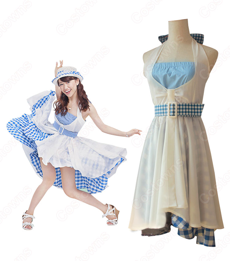AKB48 27thシングル『ギンガムチェック / Gingham Check』MV衣装 篠田麻里子、小嶋陽菜、高橋みなみ、前田敦子、大島優子、板野友美、峯岸みなみ、柏木由紀、渡辺麻友、松井珠理 コスプレ衣装-5