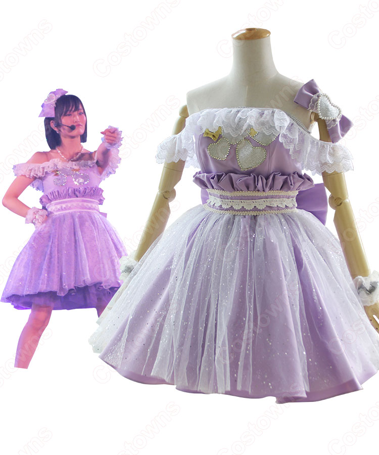 NMB48 渡辺美優紀卒業コンサート 「ハートの独占権」 渡辺美優紀 山本彩 コスプレ衣装 PV コス服-6