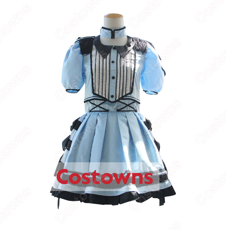 AKB48グループ東京ドームコンサート 「ガラスの I LOVE YOU」 MV衣装 生駒里奈 宮脇咲良 朝長美桜 矢倉楓子 コスプレ衣装 アイドル制服-5