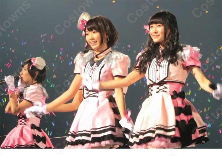 AKB48グループ東京ドームコンサート 「ガラスの I LOVE YOU」 MV衣装 生駒里奈 宮脇咲良 朝長美桜 矢倉楓子 コスプレ衣装 アイドル制服-2