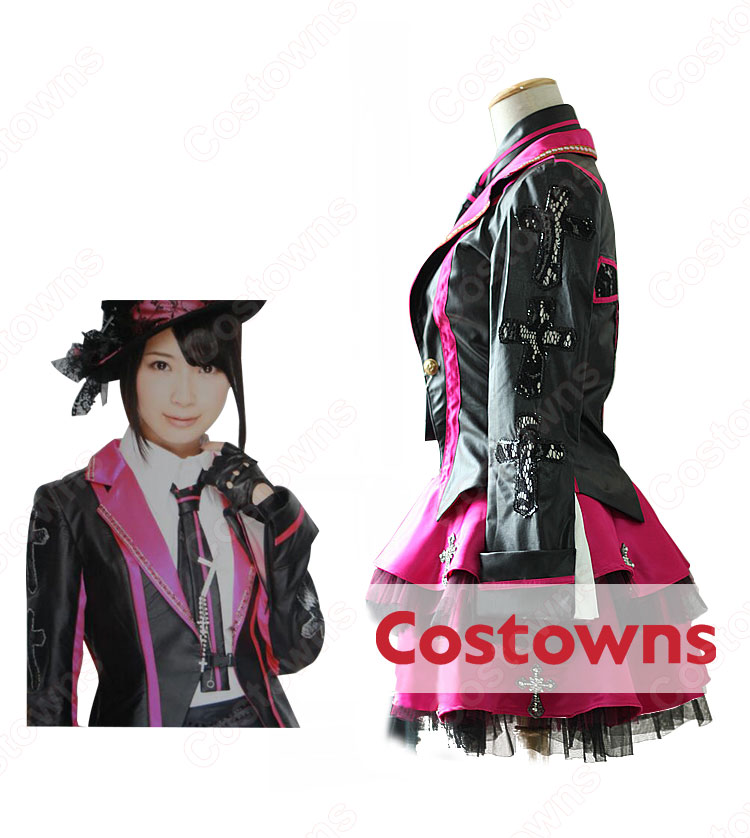 SKE48 Team KII クロス Cross (Live 2013) MV衣装 高柳明音 古畑奈和 石田安奈 コスプレ衣装-4