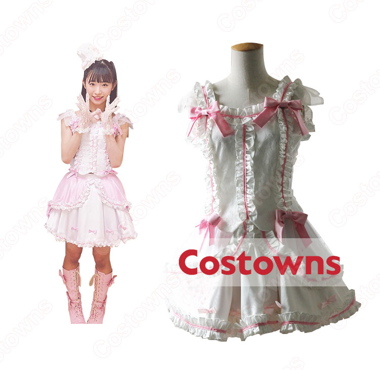 AKB48(エーケービー フォーティーエイト) 天使のしっぽ 山内瑞葵 浅井七海 山根涼羽 MVダンス服 コスプレ衣装-2