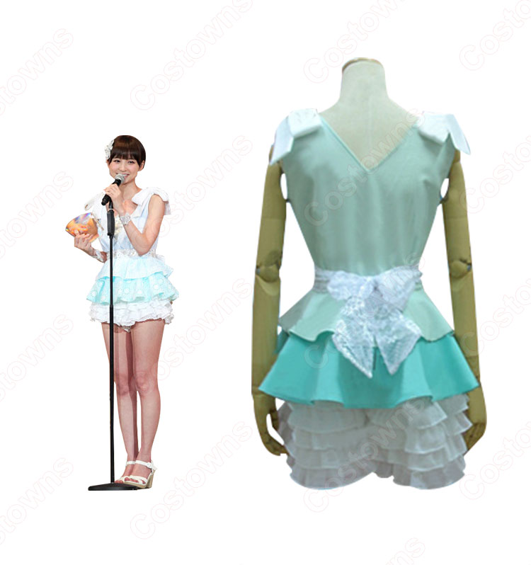 「AKB48 27thシングル 選抜総選挙 ~ファンが選ぶ64議席~」 篠田麻里子 コスプレ衣装 第4回AKB48選抜総選挙 篠田麻里子風 ワンピース パーティードレス-4