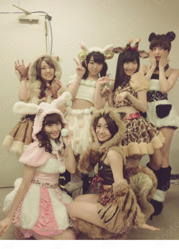 AKB48 ヘビーローテーション 動物の着ぐるみ コスプレ衣装 - Costowns