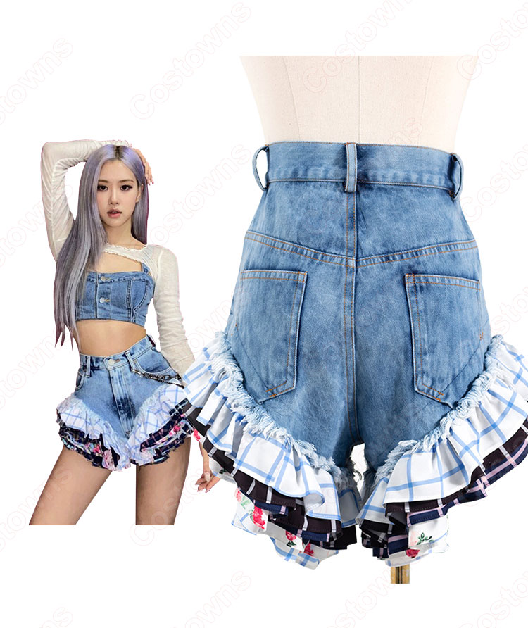 BLACKPINK ロゼ 衣装 通販 アイドル制服 アイドル ダンス服 ステージ服 ダンス服 アイドルグループ 私服 MV服 MVダンス服 練習室服-8