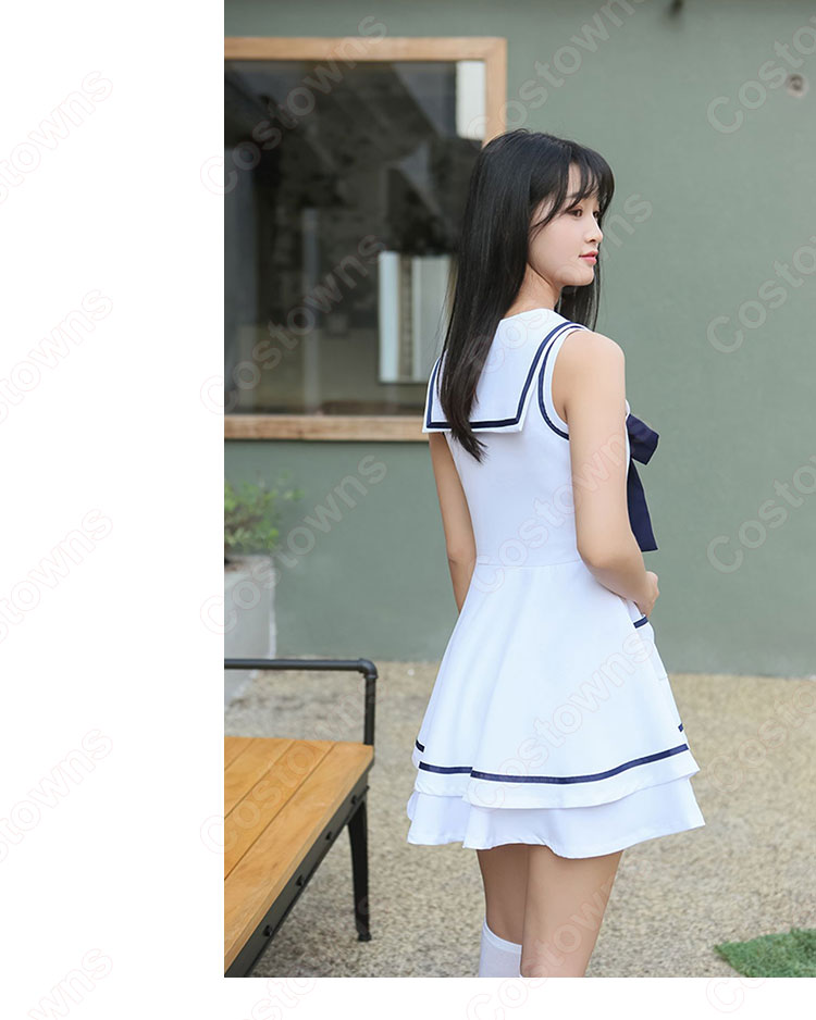 Apink(エーピンク)3rdミニアルバム『Secret Garden』タイトル曲「NoNoNo」 MV衣装 セーラー服 コスプレ衣装-5