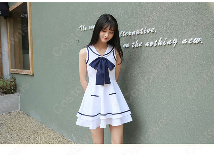 Apink(エーピンク)3rdミニアルバム『Secret Garden』タイトル曲「NoNoNo」 MV衣装 セーラー服 コスプレ衣装-2