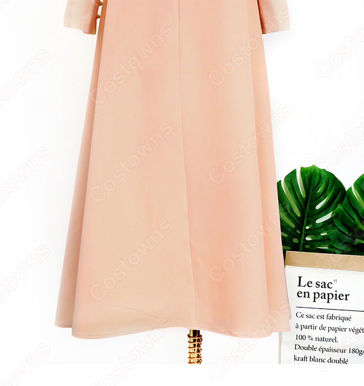 IU(アイユー)コスプレ衣装 スカート シャツ(長袖 / ランタン・スリーブ / Vネック)『ホテルデルーナ(호텔 델루나、Hotel Del Luna)』 コスチューム 変装-15