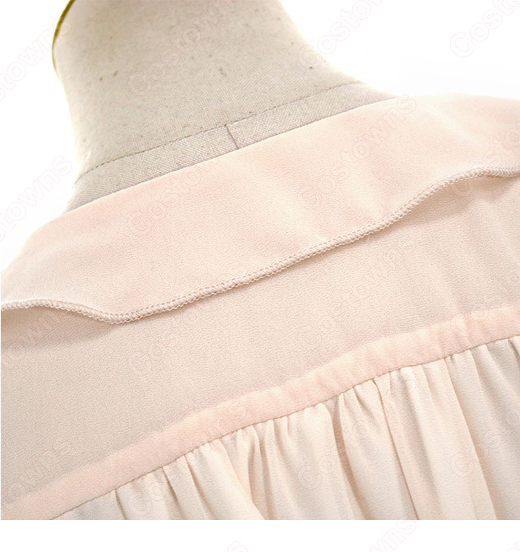 IU(アイユー)コスプレ衣装 スカート シャツ(長袖 / ランタン・スリーブ / Vネック)『ホテルデルーナ(호텔 델루나、Hotel Del Luna)』 コスチューム 変装-8