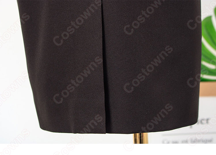 『ホテルデルーナ(호텔 델루나、Hotel Del Luna)』 IU(アイユー) コスプレ衣装 レオパード(ヒョウ柄)ワンピース 丸襟 長袖-14