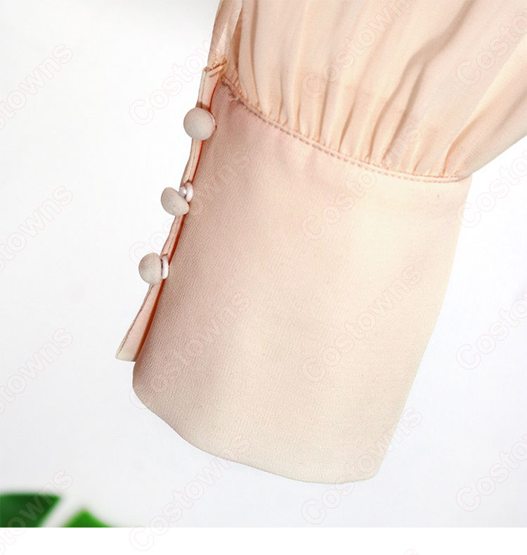 IU(アイユー)コスプレ衣装 スカート シャツ(長袖 / ランタン・スリーブ / Vネック)『ホテルデルーナ(호텔 델루나、Hotel Del Luna)』 コスチューム 変装-13