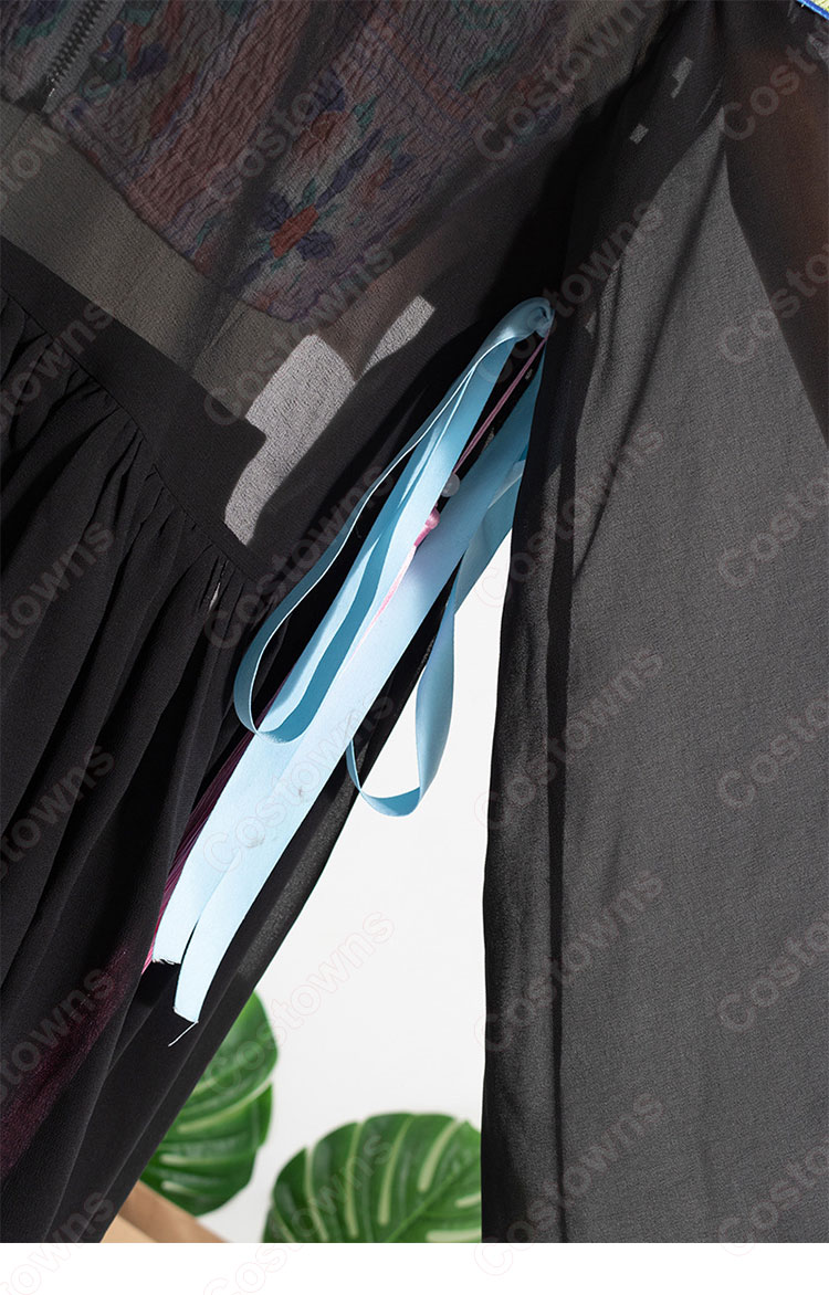 BLACKPINK（ブラックピンク） ロゼ（ROSÉ / パク・チェヨン）風 衣装 アイドル制服 黒 カーディガン ハイウエスト スカート-16