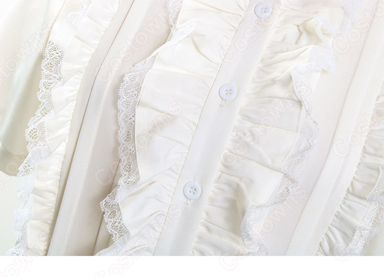 IU（アイユー）風 青スーツ コート スカート レースシャツ 『ホテルデルーナ(호텔 델루나、Hotel Del Luna)』 コスチューム 変装 コスプレ衣装-17