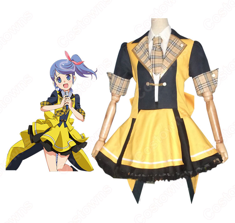 テレビアニメ「AKB0048」横溝真琴(よこみぞまこと)コスプレ衣装 77期研究生 コスチューム-2