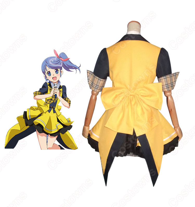 テレビアニメ「AKB0048」横溝真琴(よこみぞまこと)コスプレ衣装 77期研究生 コスチューム-3