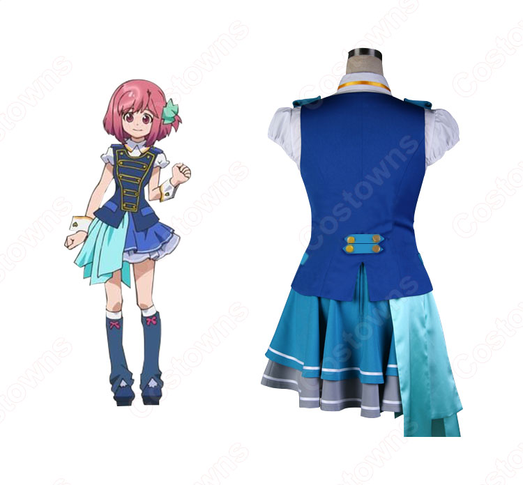 テレビアニメ「AKB0048」本宮凪沙(もとみやなぎさ)コスプレ衣装 77期研究生 仮装・変装衣装-2