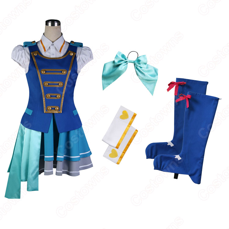 テレビアニメ「AKB0048」本宮凪沙(もとみやなぎさ)コスプレ衣装 77期研究生 仮装・変装衣装-3