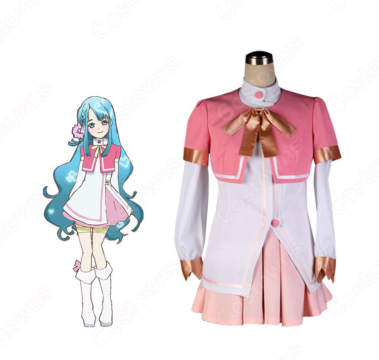 テレビアニメ「AKB0048」園智恵理(そのちえり)コスプレ衣装 77期研究生 仮装・変装衣装-1