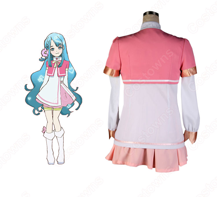 テレビアニメ「AKB0048」園智恵理(そのちえり)コスプレ衣装 77期研究生 仮装・変装衣装-2