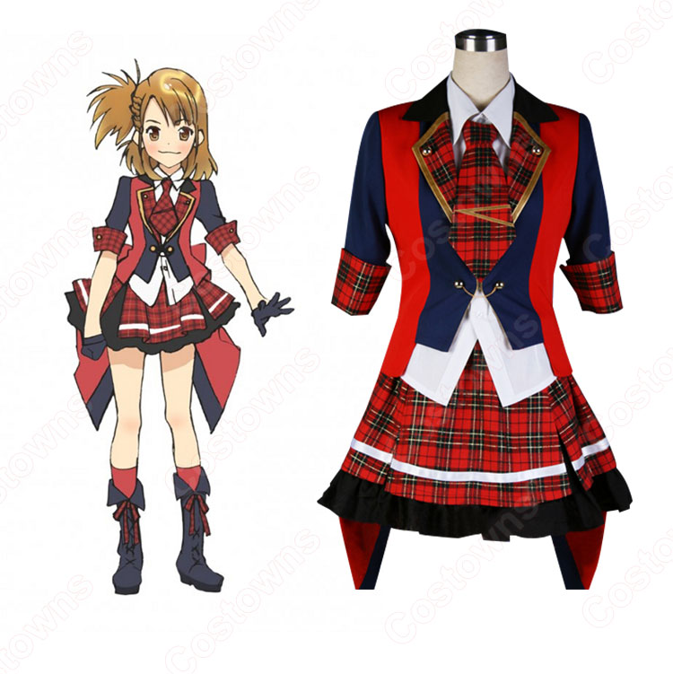 テレビアニメ「AKB0048」大島優子(おおしま ゆうこ) / ゆうこ(優子)コスプレ衣装 9代目 仮装・変装衣装-2