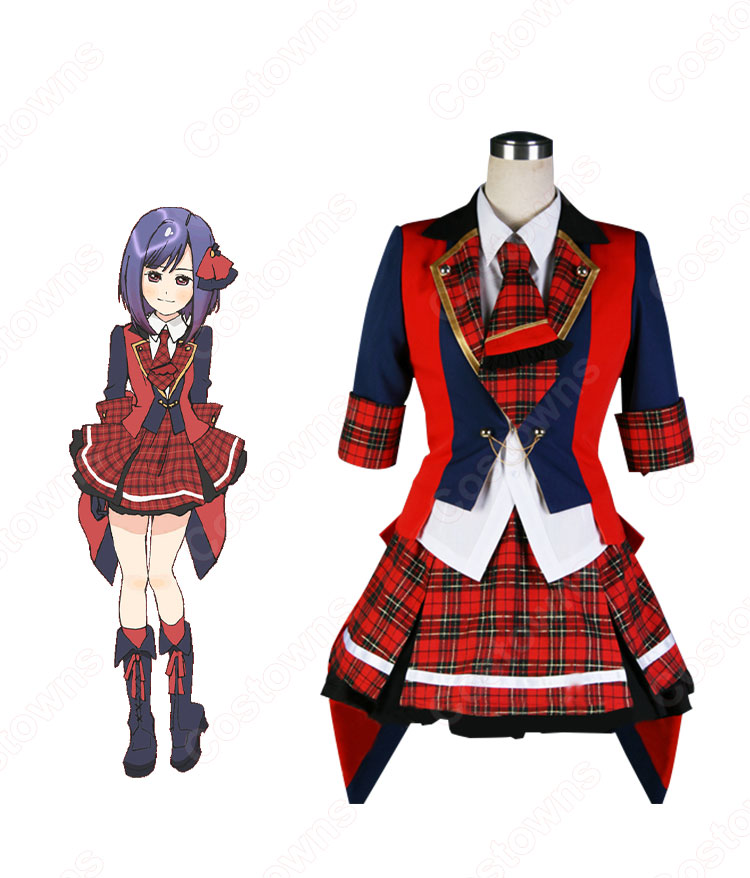 テレビアニメ「AKB0048」前田敦子（まえだ あつこ） / あっちゃんコスプレ衣装 13代目 仮装・変装衣装-2