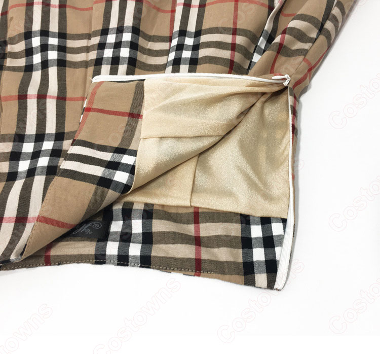 キム・ヒョナ(金泫雅、김현아、Kim Hyun Ah )風 半袖Tシャツ(黒) プリーツ スカート チェック(イエロー) Wonder Girls(ワンダーガールズ) 衣装-8