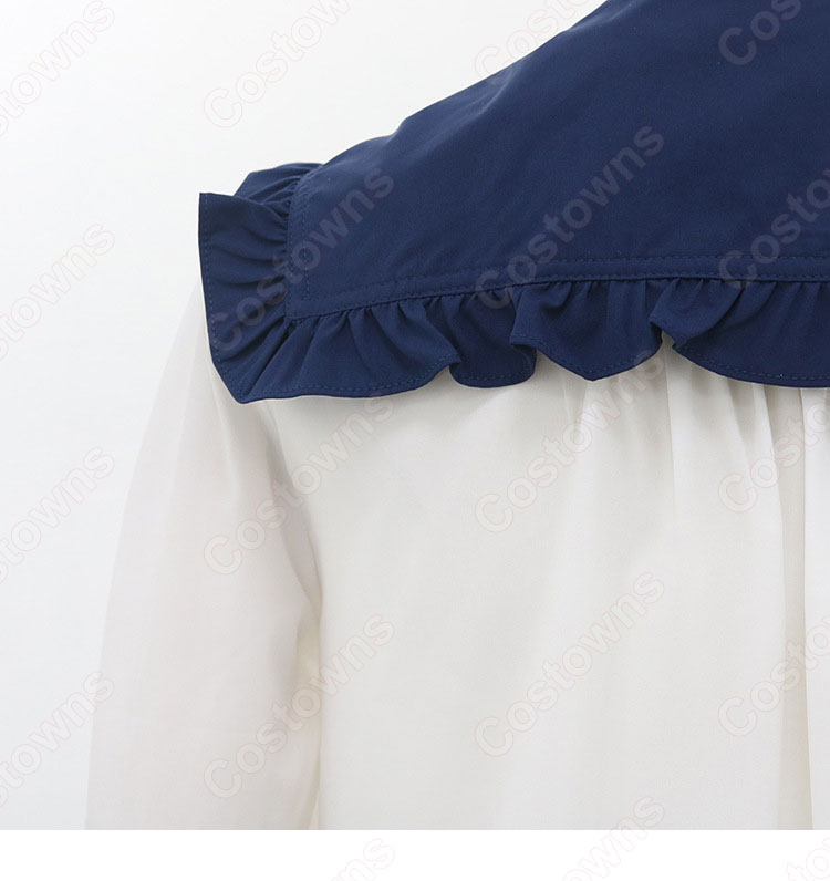 IU(アイユー)風 ルーズワンピース 長袖 可愛い蝶リボン アイドル 衣装-9