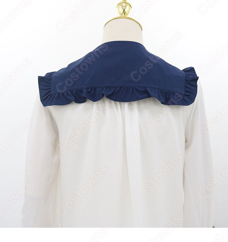 IU(アイユー)風 ルーズワンピース 長袖 可愛い蝶リボン アイドル 衣装-8