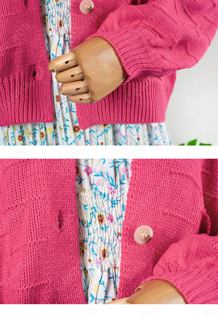 キム・ヒョナ(金泫雅、김현아、Kim Hyun Ah )風 ショートカーディガン(長袖) 花柄ワンピース(ミディ丈 / 半袖) Wonder Girls(ワンダーガールズ) 衣装-13