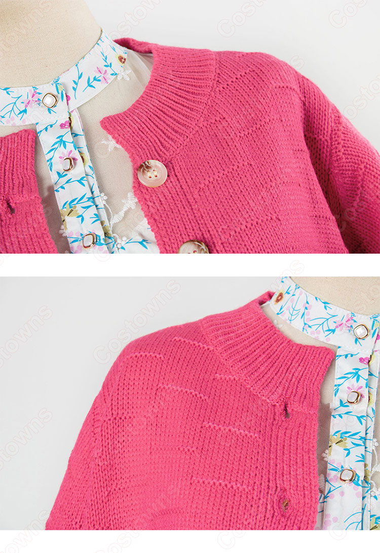 キム・ヒョナ(金泫雅、김현아、Kim Hyun Ah )風 ショートカーディガン(長袖) 花柄ワンピース(ミディ丈 / 半袖) Wonder Girls(ワンダーガールズ) 衣装-14