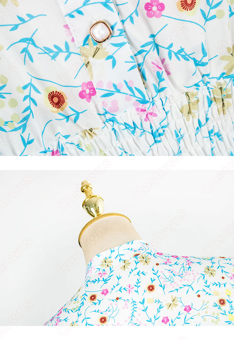 キム・ヒョナ(金泫雅、김현아、Kim Hyun Ah )風 ショートカーディガン(長袖) 花柄ワンピース(ミディ丈 / 半袖) Wonder Girls(ワンダーガールズ) 衣装-12