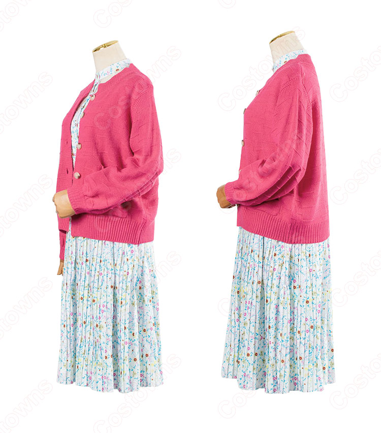 キム・ヒョナ(金泫雅、김현아、Kim Hyun Ah )風 ショートカーディガン(長袖) 花柄ワンピース(ミディ丈 / 半袖) Wonder Girls(ワンダーガールズ) 衣装-6