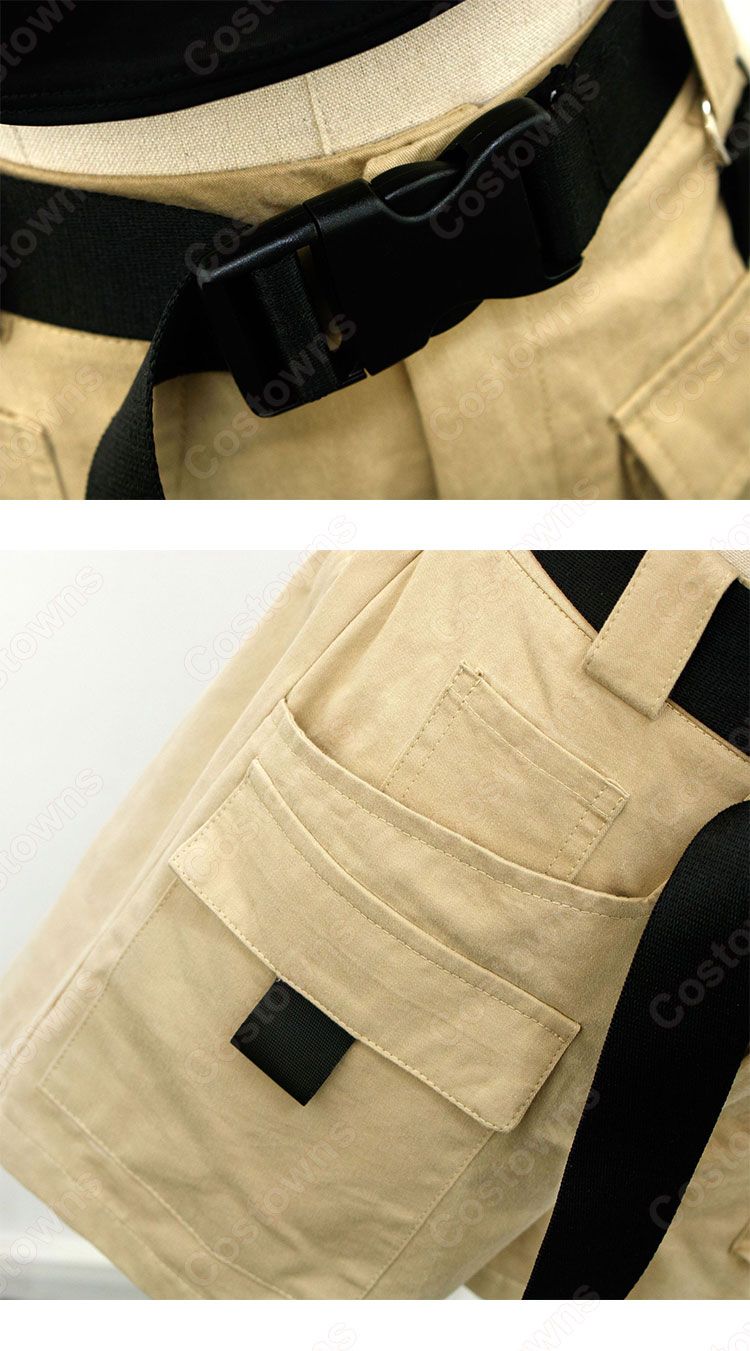 キム・ヒョナ(金泫雅、김현아、Kim Hyun Ah )風 ショートカーゴパンツ(カーキ) タンクトップ(黑) ベルト Wonder Girls(ワンダーガールズ) 衣装-9