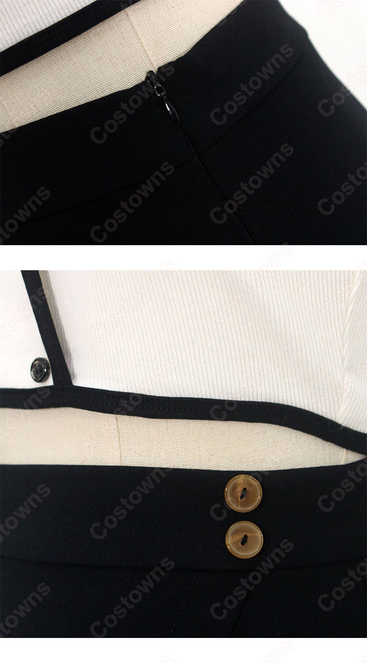 BLACKPINK（ブラック・ピンク） ジェニー（JENNIE）風 クロップ・トップ（ホワイト/ノースリーブ）-11