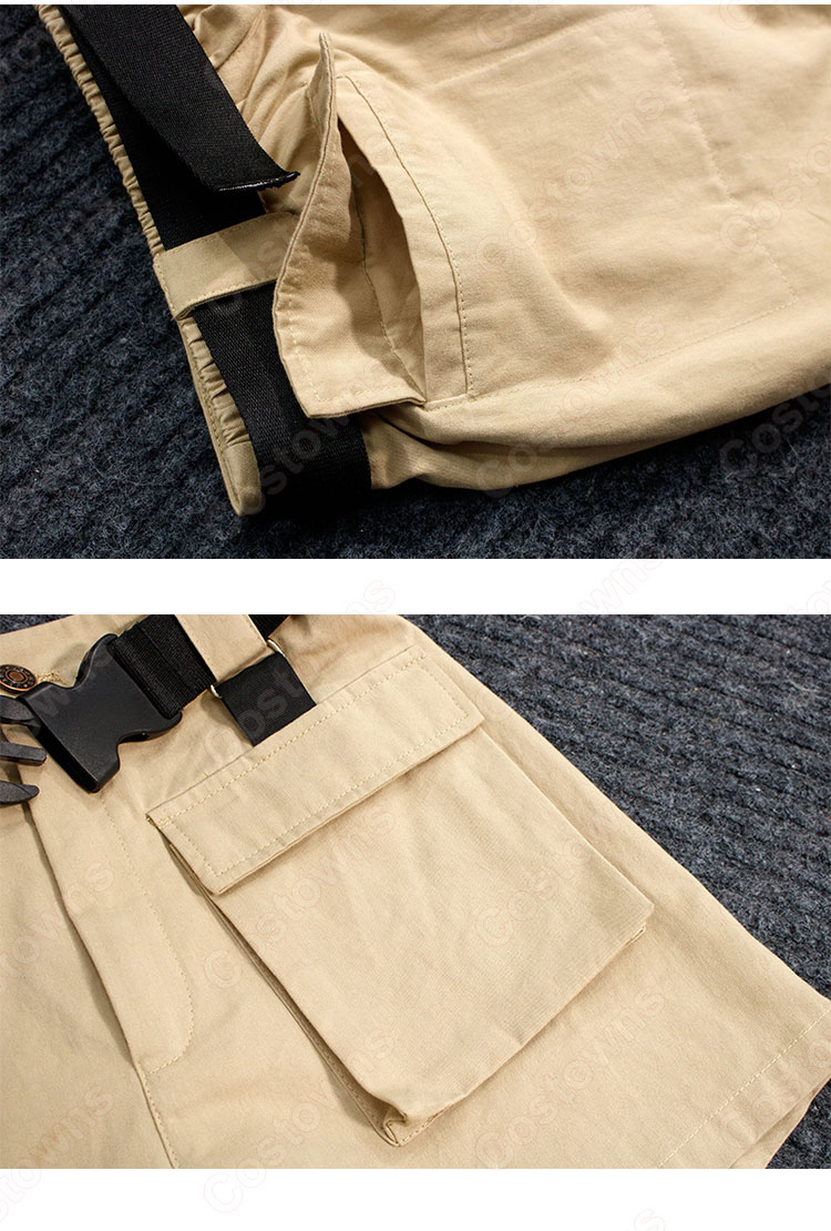 キム・ヒョナ(金泫雅、김현아、Kim Hyun Ah )風 ショートカーゴパンツ(カーキ) タンクトップ(黑) ベルト Wonder Girls(ワンダーガールズ) 衣装-14