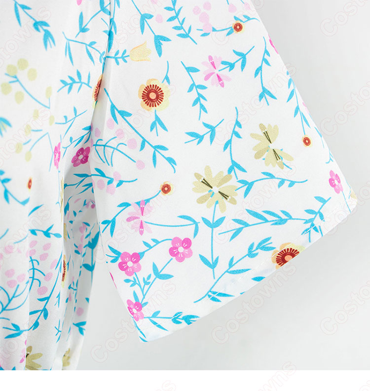 キム・ヒョナ(金泫雅、김현아、Kim Hyun Ah )風 ショートカーディガン(長袖) 花柄ワンピース(ミディ丈 / 半袖) Wonder Girls(ワンダーガールズ) 衣装-9