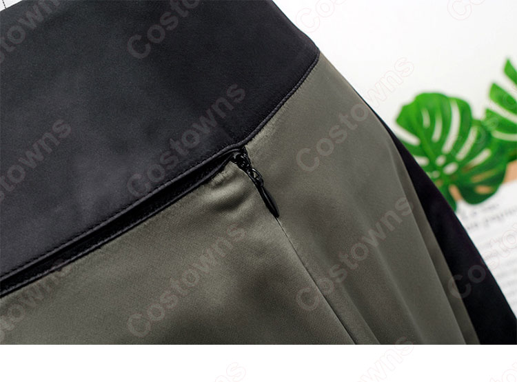 IU(アイユー)風 ストライプシャツ(7分袖) ミディスカート セットアップ 『ホテルデルーナ(호텔 델루나、Hotel Del Luna)』第15話 チャン・マンウォル コスチューム 変装・仮装・コスプレ衣装-17