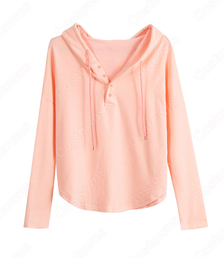 キム・ミソ（パク・ミニョン）風 パーカー（ピンク/桃色系・長袖） ショートパンツ 「キム秘書はいったい、なぜ?」衣装-6