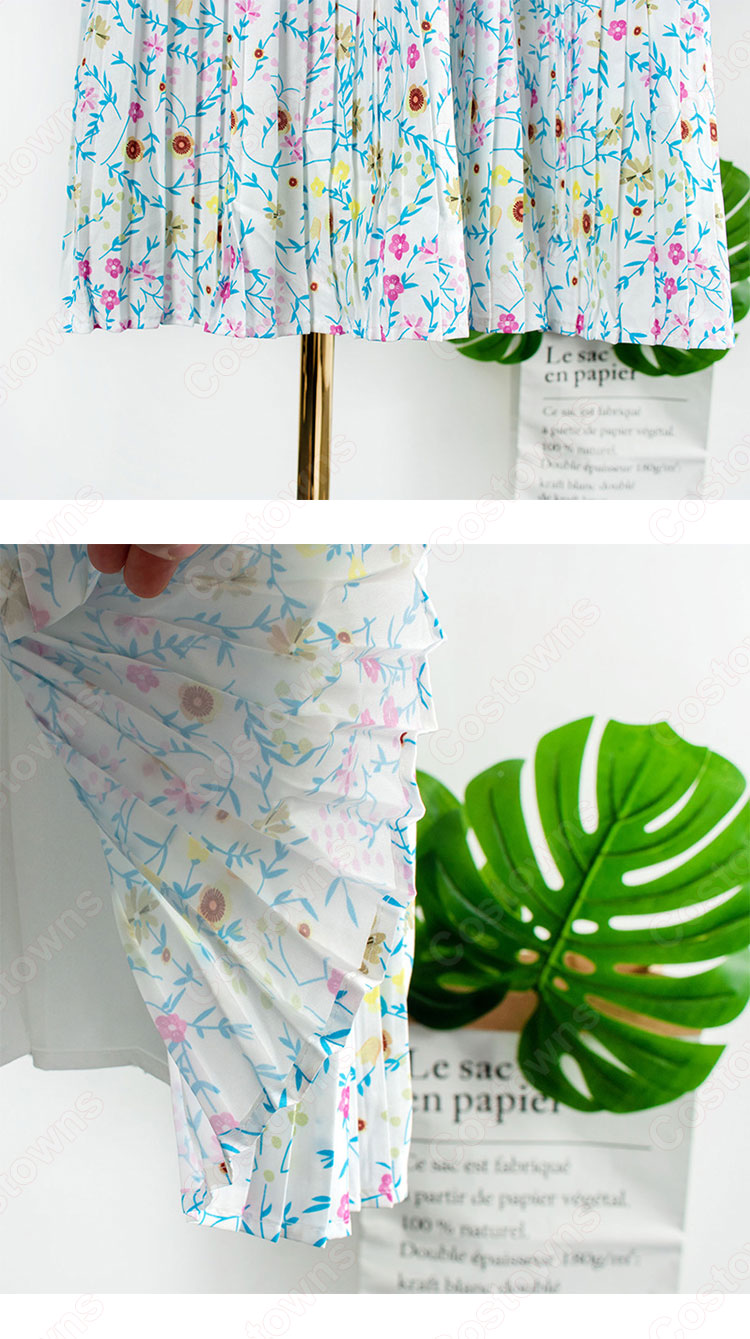 キム・ヒョナ(金泫雅、김현아、Kim Hyun Ah )風 ショートカーディガン(長袖) 花柄ワンピース(ミディ丈 / 半袖) Wonder Girls(ワンダーガールズ) 衣装-11