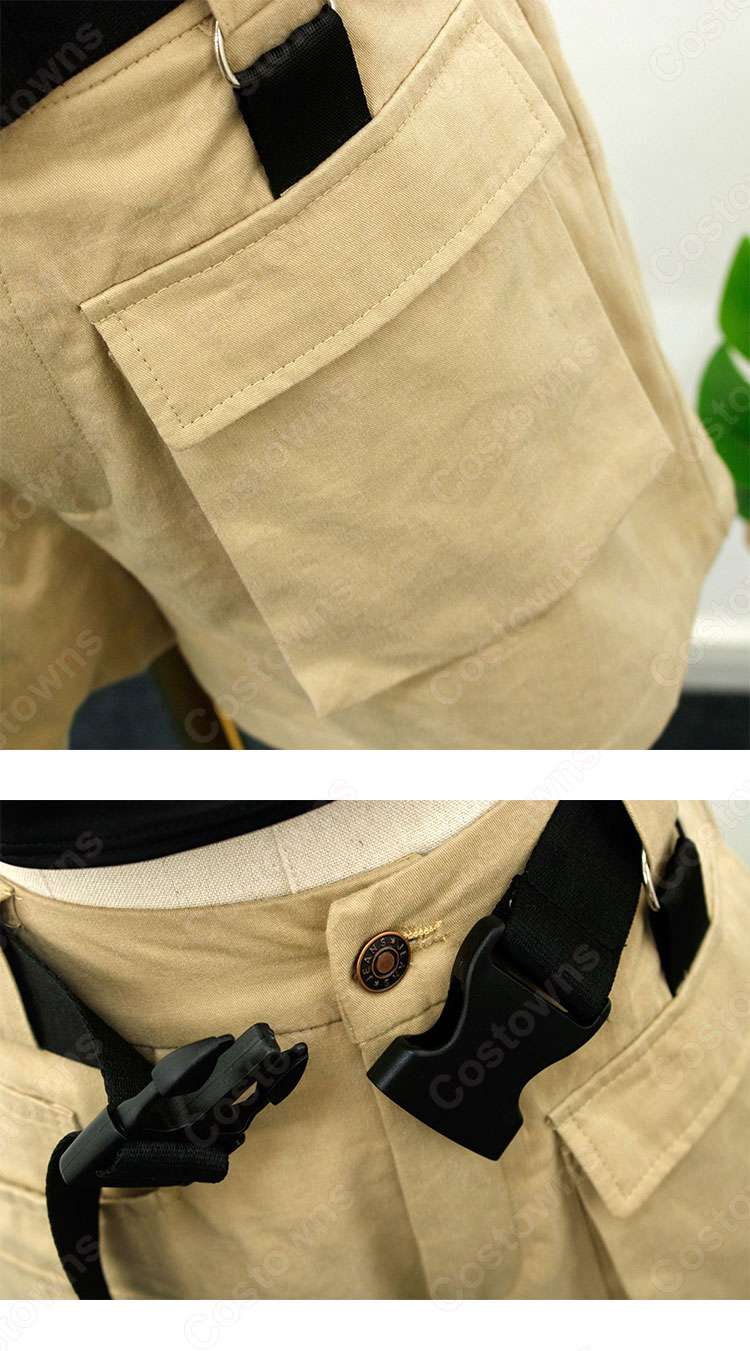 キム・ヒョナ(金泫雅、김현아、Kim Hyun Ah )風 ショートカーゴパンツ(カーキ) タンクトップ(黑) ベルト Wonder Girls(ワンダーガールズ) 衣装-10