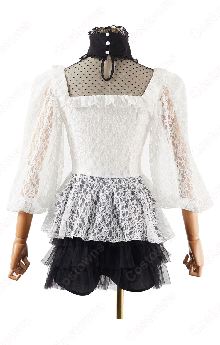 キム・ヒョナ(金泫雅、김현아、Kim Hyun Ah )風 レース ブラウス(7分袖) ハーフスカート(フリル) 2点セット Wonder Girls(ワンダーガールズ) 衣装-6